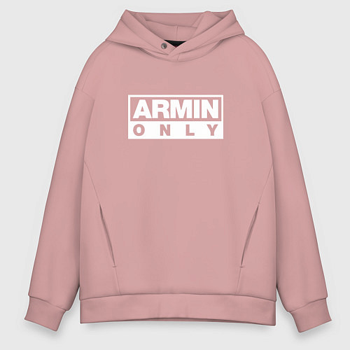 Мужское худи оверсайз Armin Only / Пыльно-розовый – фото 1