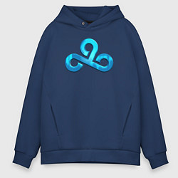 Мужское худи оверсайз Cloud9 Foil Металлический эффект