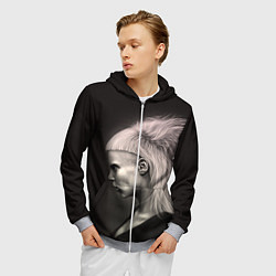 Толстовка 3D на молнии мужская Die Antwoord GIrl, цвет: 3D-меланж — фото 2