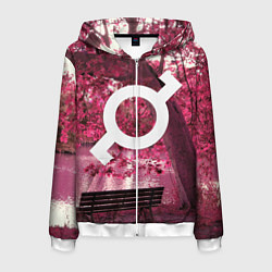 Мужская толстовка на молнии 30 STM: Pink Glyph