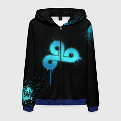Мужская толстовка на молнии Cloud 9: Black collection