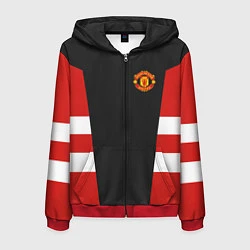 Мужская толстовка на молнии Man UTD FC: Vintage 2018