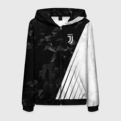 Мужская толстовка на молнии FC Juventus: Abstract