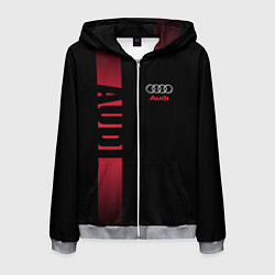 Мужская толстовка на молнии Audi: Black Sport