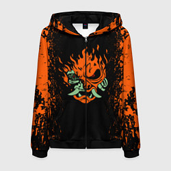 Мужская толстовка на молнии Cyberpunk 2077: SAMURAI