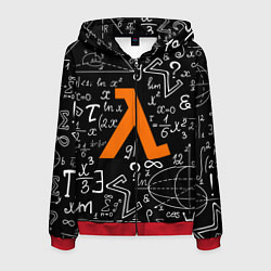 Толстовка 3D на молнии мужская HL: Lambda, цвет: 3D-красный