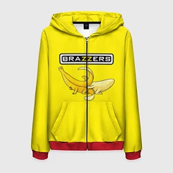 Мужская толстовка на молнии Brazzers: Yellow Banana