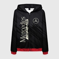 Мужская толстовка на молнии Mercedes AMG: Black Edition