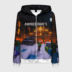 Мужская толстовка на молнии MINECRAFT