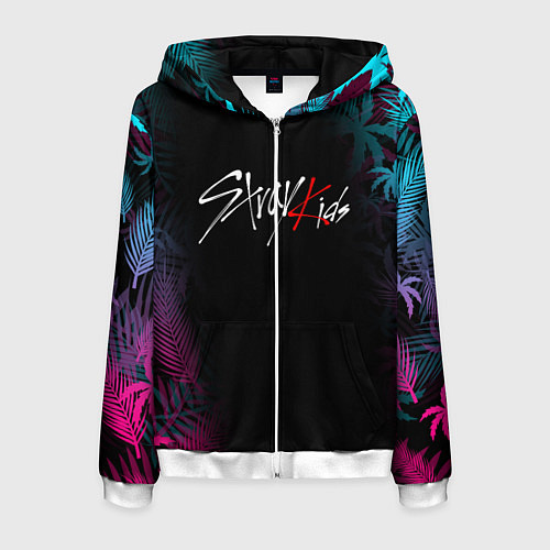 Мужская толстовка на молнии STRAY KIDS / 3D-Белый – фото 1