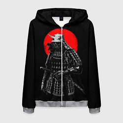 Мужская толстовка на молнии Самурай