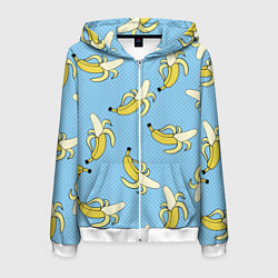 Мужская толстовка на молнии Banana art