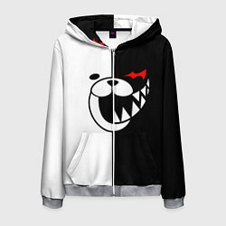 Мужская толстовка на молнии MONOKUMA КАПЮШОН