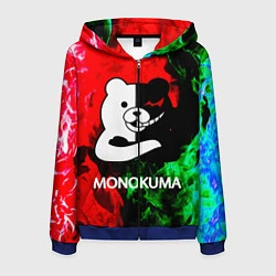 Мужская толстовка на молнии MONOKUMA