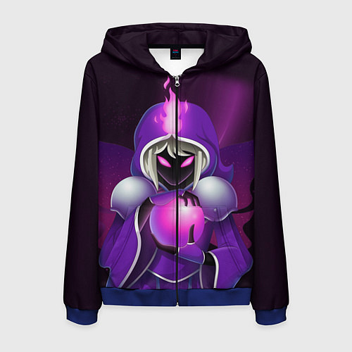 Мужская толстовка на молнии Terraria / 3D-Синий – фото 1