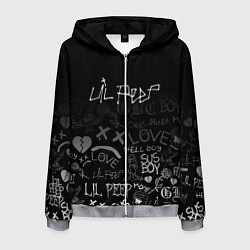 Мужская толстовка на молнии LIL PEEP