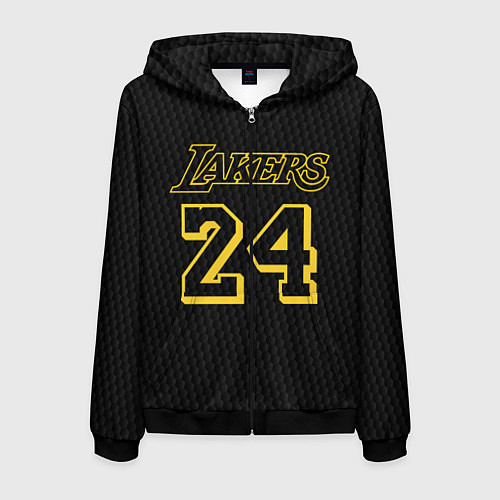 Мужская толстовка на молнии Kobe Bryant / 3D-Черный – фото 1