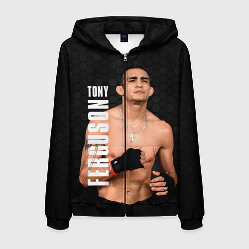 Мужская толстовка на молнии EL CUCUY Tony Ferguson / 3D-Черный – фото 1