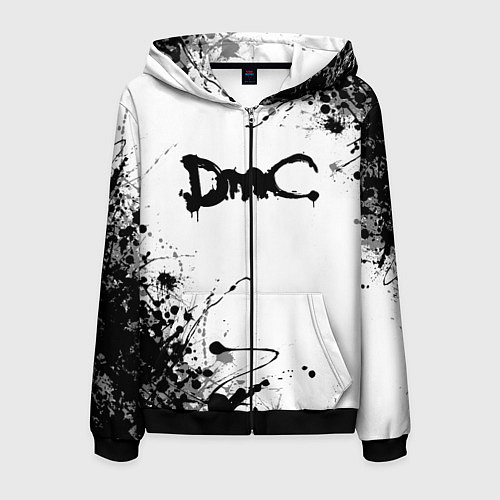 Мужская толстовка на молнии DEVIL MAY CRY / 3D-Черный – фото 1