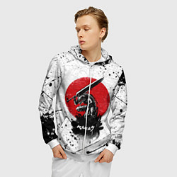 Толстовка 3D на молнии мужская BERSERK, цвет: 3D-белый — фото 2