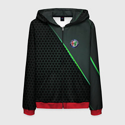 Мужская толстовка на молнии Alfa Romeo