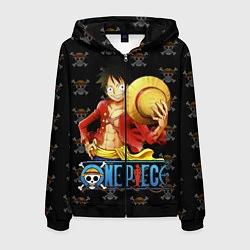 Мужская толстовка на молнии One Piece