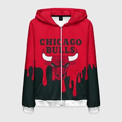 Мужская толстовка на молнии Chicago Bulls