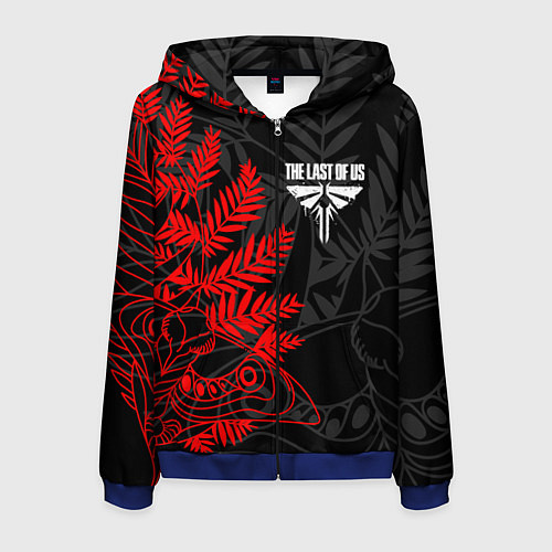 Мужская толстовка на молнии THE LAST OF US 2 / 3D-Синий – фото 1