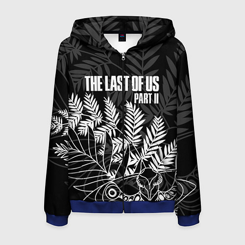 Мужская толстовка на молнии THE LAST OF US 2 / 3D-Синий – фото 1