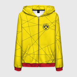 Толстовка 3D на молнии мужская BORUSSIA, цвет: 3D-красный