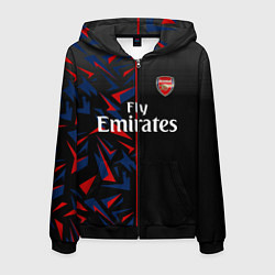 Толстовка 3D на молнии мужская ARSENAL UNIFORM 2020, цвет: 3D-черный