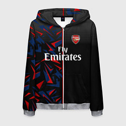 Толстовка 3D на молнии мужская ARSENAL UNIFORM 2020, цвет: 3D-меланж