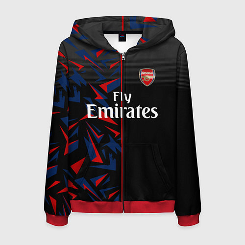 Мужская толстовка на молнии ARSENAL UNIFORM 2020 / 3D-Красный – фото 1