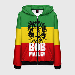 Мужская толстовка на молнии Bob Marley