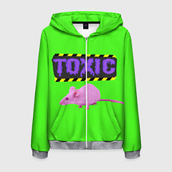 Мужская толстовка на молнии Toxic