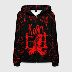 Мужская толстовка на молнии Korn