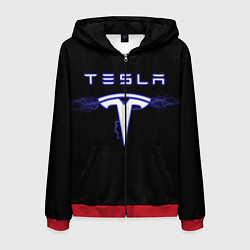 Мужская толстовка на молнии TESLA