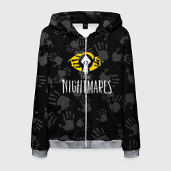 Мужская толстовка на молнии Little Nightmares