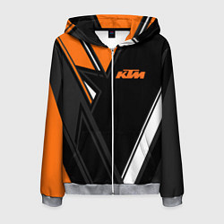 Мужская толстовка на молнии KTM КТМ