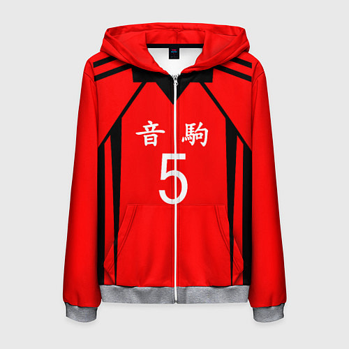 Мужская толстовка на молнии НЕКОМА 5 NEKOMA / 3D-Меланж – фото 1