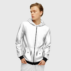 Толстовка 3D на молнии мужская ФОРМА КАПИТАНА ГОТЕЙ 13 СПИНА, цвет: 3D-черный — фото 2