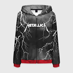 Мужская толстовка на молнии METALLICA РАЗРЯД МОЛНИИ