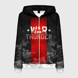 Мужская толстовка на молнии WAR THUNDER ВАР ТАНДЕР