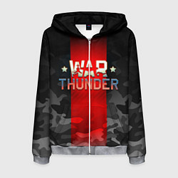 Мужская толстовка на молнии WAR THUNDER ВАР ТАНДЕР