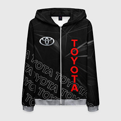 Мужская толстовка на молнии TOYOTA SPORT ГЕОМЕТРИЯ