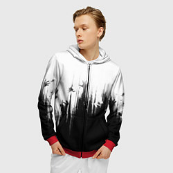 Толстовка 3D на молнии мужская Dying Light- 2, цвет: 3D-красный — фото 2