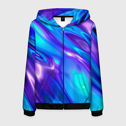 Мужская толстовка на молнии Neon Holographic