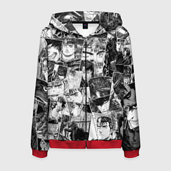 Мужская толстовка на молнии Berserk pattern