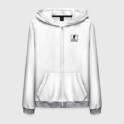 Толстовка 3D на молнии мужская CS:GO - Defuse Angel Graffiti, цвет: 3D-меланж