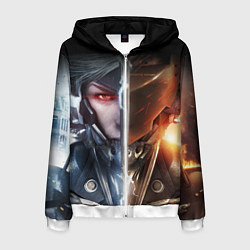 Мужская толстовка на молнии METAL GEAR RISING САМУРАЙ
